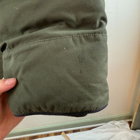 Vintage Eddie Bauer Green Superior Polar Parka Sheep Fur Hood Down Mens Size XL - Picture 13 of 16